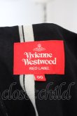 画像7: Vivienne Westwood / コットンリネンストライプパニエドレス 00 ブラック  O-24-04-21-035-op-YM-OS (7)