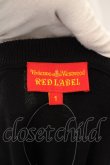 画像4: Vivienne Westwood / 単色オーブ刺繍Vネックニット 1 ブラック  O-24-04-21-038-to-IG-OS (4)