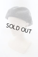 【USED】Vivienne Westwood / オーブ刺繍ベレー帽 ヴィヴィアンウエストウッド ビビアンS~M グレー 【中古】 O-24-04-21-070-ha-IG-ZH