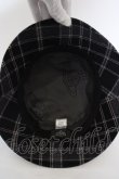 画像5: Vivienne Westwood MAN / TARTAN CHECK　バケットハット F ブラックｘグレー  O-24-04-21-072-ha-YM-ZH (5)