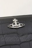 画像3: Vivienne Westwood / JOHANNA CROC NEW ZIP 長財布  ブラック  O-24-05-26-022-wa-YM-OS (3)