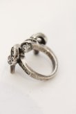 画像2: Vivienne Westwood / pave bow ring M（約13号） シルバー  O-24-05-26-019-ac-IG-OS (2)