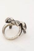 画像3: Vivienne Westwood / pave bow ring M（約13号） シルバー  O-24-05-26-019-ac-IG-OS (3)