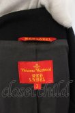 画像4: Vivienne Westwood / ウール起毛1Bジャケット 3 ブラック  O-24-06-09-049-jc-YM-OS (4)