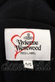 画像4: Vivienne Westwood / フロッキーpt裏起毛パーカーワンピース O/S ブラック×ブルー  O-24-06-16-028-op-IG-OS (4)