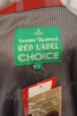 画像6: Vivienne Westwood / CHOICE チェックスクエアコート 2 レッド×ネイビー  O-24-06-16-031-jc-IG-OS (6)