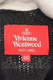 画像4: Vivienne Westwood / ハートメッシュインターシャ 00 ブラック×レッド  O-24-06-16-016-to-IG-OS (4)