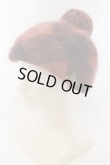 【USED】Vivienne Westwood / アンゴラチェックベレー帽 ヴィヴィアンウエストウッド ビビアン オレンジ系 【中古】 O-24-06-23-043-ha-IG-ZH