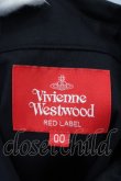 画像4: Vivienne Westwood / タックロングシャツワンピース 00 ブラック×ブルー  O-24-06-23-018-bl-IG-OS (4)