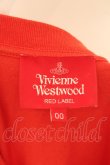 画像6: Vivienne Westwood / オーガニックリサイクル天竺レースアップコルセットドレス 00 オレンジ  O-24-07-07-022-op-YM-OS (6)