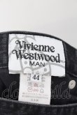 画像6: Vivienne Westwood MAN / オーブ刺繍ストレッチデニムパンツ 44 ブラック  O-24-07-14-027-pa-YM-OS (6)