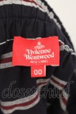 画像4: Vivienne Westwood / レジメンタルストライプアシンメトリーヘムスカート 00 ブラック系  O-24-07-14-004-sk-YM-OS (4)