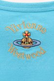 画像2: Vivienne Westwood / カラーオーブ刺繍Tシャツ S/ wサックス  O-24-08-11-020-ts-IG-OS (2)