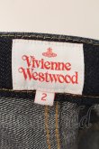 画像6: Vivienne Westwood / 裾ジップオーブ刺繍デニムパンツ 2 インディゴ  O-24-08-11-024-pa-IG-OS (6)