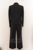 画像2: Vivienne Westwood MAN / ストライプ切替デニムセットアップ 46 ブラック  O-24-08-11-001-su-YM-OS (2)