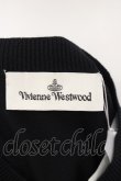 画像5: Vivienne Westwood / カラーオーブ刺繍カーディガン M ブラック  O-24-08-11-010-to-YM-OS (5)