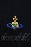 画像3: Vivienne Westwood / カラーオーブ刺繍カーディガン M ブラック  O-24-08-11-011-to-YM-OS (3)