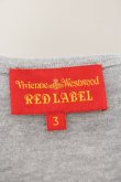 画像5: Vivienne Westwood / 単色オーブ刺繍ナイフプリントTシャツ 3 グレー×ブラック  O-24-08-18-025-ts-IG-OS (5)