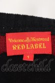 画像5: Vivienne Westwood / 単色オーブ刺繍バイカラードットカーディガン 1 ブラック×レッド  O-24-09-08-021-to-IG-OS (5)