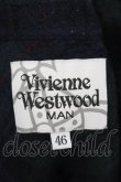 画像5: Vivienne Westwood MAN / ロングチェックネルシャツ 46 グリーンｘネイビー  O-24-09-08-006-bl-YM-OS (5)