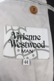 画像5: Vivienne Westwood MAN / 2Bチェック3ピースセットアップ 44 グレー  O-24-09-08-001-su-YM-OS (5)