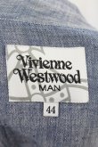 画像6: Vivienne Westwood MAN / リネンロングシャツ 44 ブルー  O-24-09-08-008-bl-YM-OS (6)