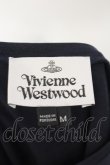 画像5: Vivienne Westwood / カラーオーブ刺繍カットソー M ネイビー  O-24-09-08-012-to-YM-OS (5)