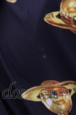 画像3: Vivienne Westwood / PRINTED CREPE DE CHINE DRUNKEN シャツ 40 ブラック  O-24-09-15-024-bl-YM-OS (3)