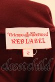 画像5: Vivienne Westwood / 砂時計プリントカットワンピース 2 ワイン  O-24-09-15-034-op-YM-OS (5)