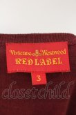 画像5: Vivienne Westwood / 単色オーブ刺繍カーディガン 3 ワイン  O-24-09-15-039-to-YM-OS (5)