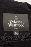 画像5: Vivienne Westwood MAN / ORBジャカード ビブシャツ 44 ブラック  O-24-09-15-019-bl-IG-OS (5)