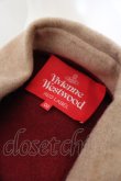 画像5: Vivienne Westwood / リバーアウターアシンメトリックコート 00 ベージュ×ワイン  O-24-09-22-004-co-IG-OS (5)