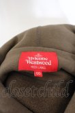 画像5: Vivienne Westwood / オーブ刺繍裏起毛フードパーカー 00 カーキグリーン  O-24-09-22-005-to-IG-OS (5)