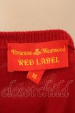 画像5: Vivienne Westwood / カラーオーブ刺繍カーディガン M レッド  O-24-10-13-028-to-YM-OS (5)