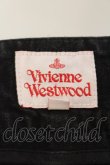 画像4: Vivienne Westwood / オーブ刺繍グリッターステッチストレッチクラッチスカート 1 ブラック  O-24-10-13-055-sk-YM-OS (4)