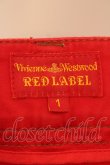 画像4: Vivienne Westwood / オーブ刺繍ストレッチクラッチスカート 1 レッド  O-24-10-13-059-sk-YM-OS (4)