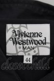 画像4: Vivienne Westwood MAN / 単色オーブ刺繍クラシックシャツ 44 ブラック  O-24-10-13-002-bl-YM-OS (4)