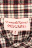 画像4: Vivienne Westwood / アシンメトリーフリルチェッック柄シャツワンピース 2 マルチ  O-24-12-15-022-op-YM-OS (4)