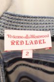 画像5: Vivienne Westwood / 変形ボーダーカットソー 2 ブルーｘグレー  O-24-12-15-026-to-YM-OS (5)