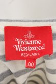 画像4: Vivienne Westwood / サティアフレームボーダーTシャツ 00 アイボリーｘグレー  O-24-12-15-029-ts-YM-OS (4)