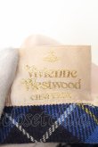 画像6: Vivienne Westwood / カラーオーブ刺繍ベレー帽  ブルーチェック  O-24-12-15-068-ha-IG-OS (6)