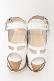 画像2: Vivienne Westwood / WEDGE SANDAL サンダル 38（約24cm) ホワイト  O-24-12-15-077-sh-YM-OS (2)