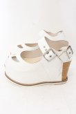 画像3: Vivienne Westwood / WEDGE SANDAL サンダル 38（約24cm) ホワイト  O-24-12-15-077-sh-YM-OS (3)