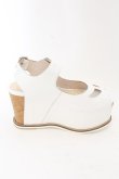 画像5: Vivienne Westwood / WEDGE SANDAL サンダル 38（約24cm) ホワイト  O-24-12-15-077-sh-YM-OS (5)