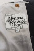 画像10: Vivienne Westwood MAN / 2Bチェック3ピースセットアップ 44 グレー  O-24-10-27-003-su-YM-OS (10)