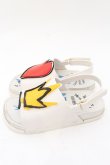 画像2: Vivienne Westwood×Melissa / MINI BEACH SLIDE サンダル（Kids) 15.5 ホワイト  O-24-11-17-068-sh-YM-ZH (2)