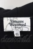 画像5: Vivienne Westwood MAN / オーブ刺繍フーデッドパーカー 46 ブラック  O-24-11-17-082-to-YM-OS (5)