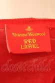 画像6: Vivienne Westwood / カラーオーブ刺繍カーディガン M レッド  O-24-11-17-088-to-YM-OS (6)