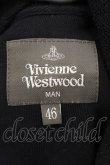 画像6: Vivienne Westwood MAN / パディング ORB ビッグ パーカー 46 ブラック  O-24-11-24-005-to-IG-OS (6)