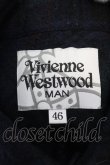 画像6: Vivienne Westwood MAN / ロングチェックネルシャツ 46 グリーンｘネイビー  O-24-11-24-007-bl-YM-OS (6)